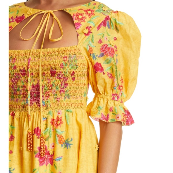 NWT $280 FARM RIO Flower Dream Maxi Dress in size Small! - Picture 4 of 7